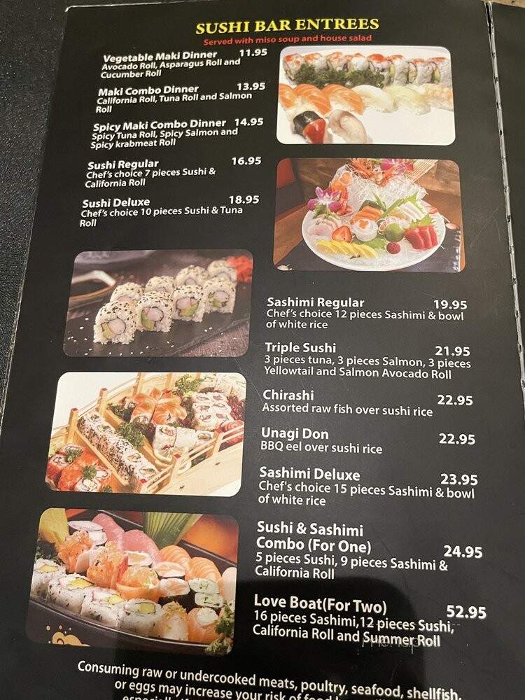 Samurai Restaurant - Bradenton, FL menu_pic