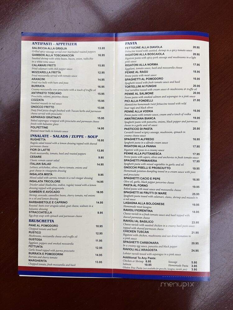 Tuscan Hills - Flushing, NY menu_pic
