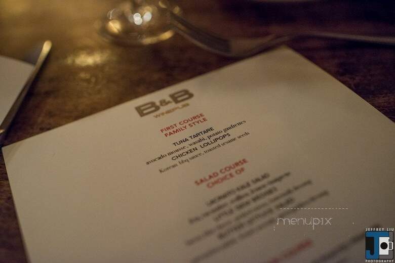 BB Winepub - New York, NY menu_pic