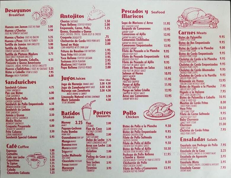 Ron Espanol - Union City, NJ menu_pic
