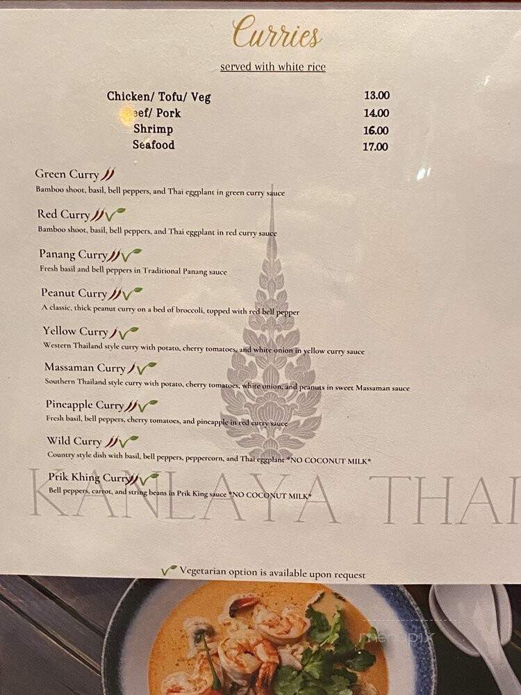 Kanlaya Thai Restaurant - Harrisburg, PA