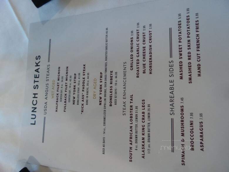 Ditka's - Oakbrook Terrace, IL menu_pic