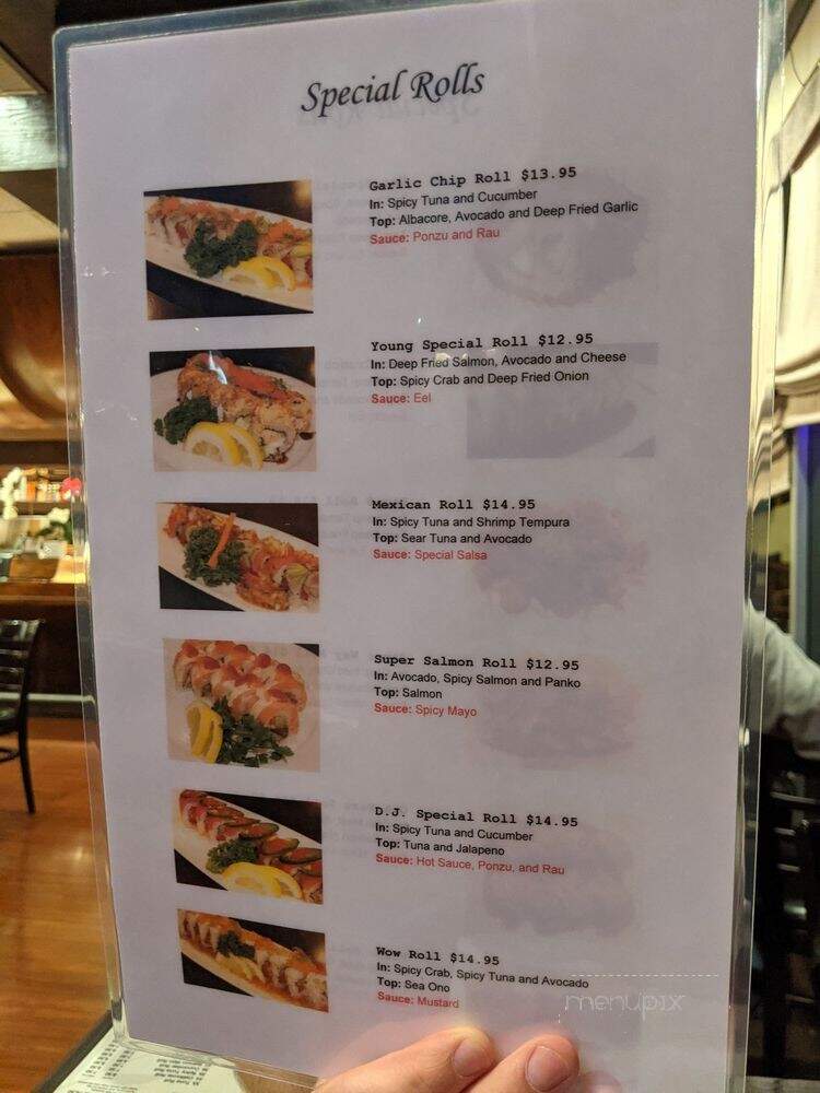 Wow Yanagi - Pismo Beach, CA menu_pic