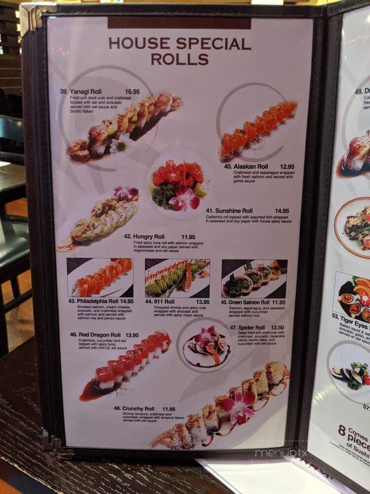 Wow Yanagi - Pismo Beach, CA menu_pic