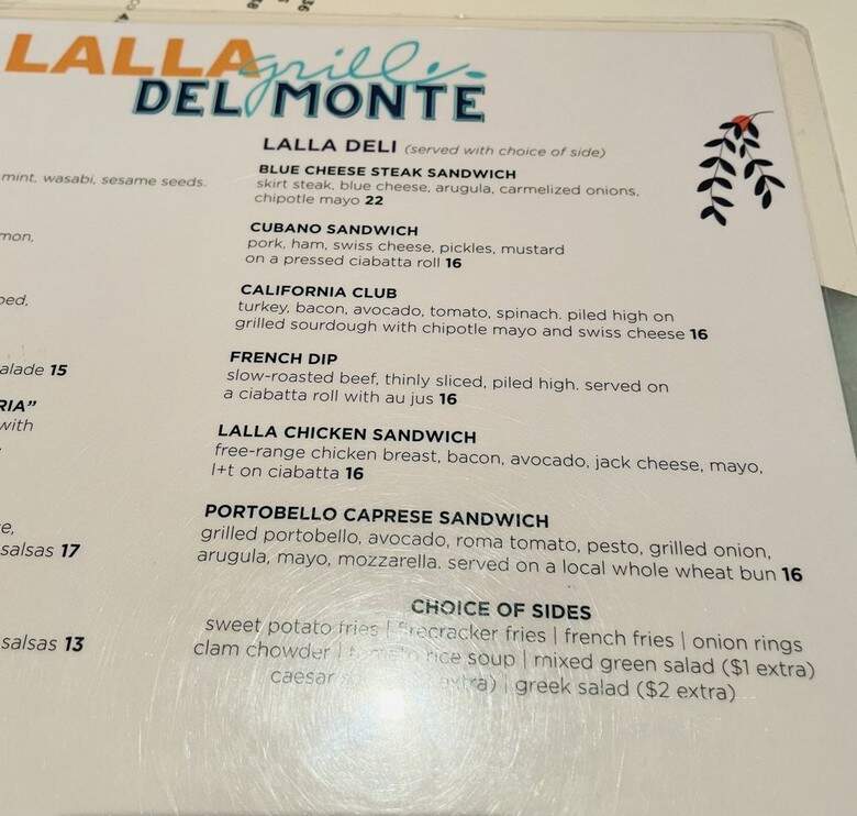 Lalla Grill - Monterey, CA