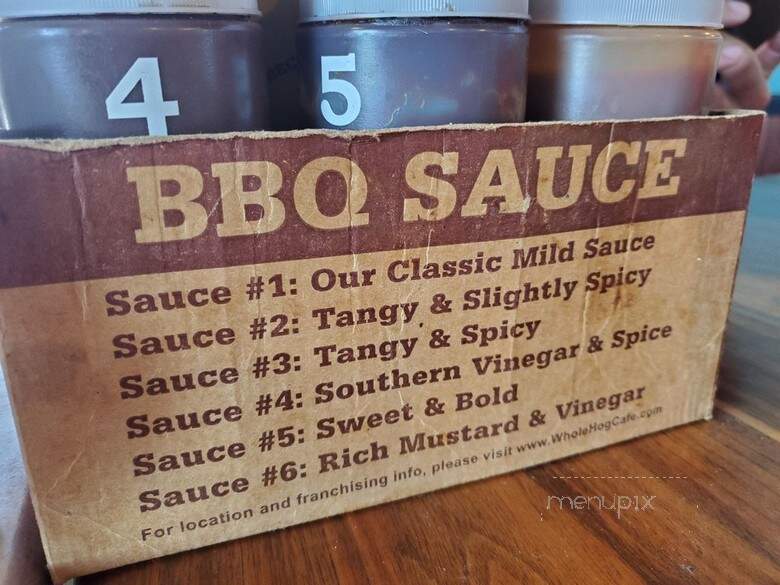 Whole Hog Cafe - Fort Smith, AR menu_pic