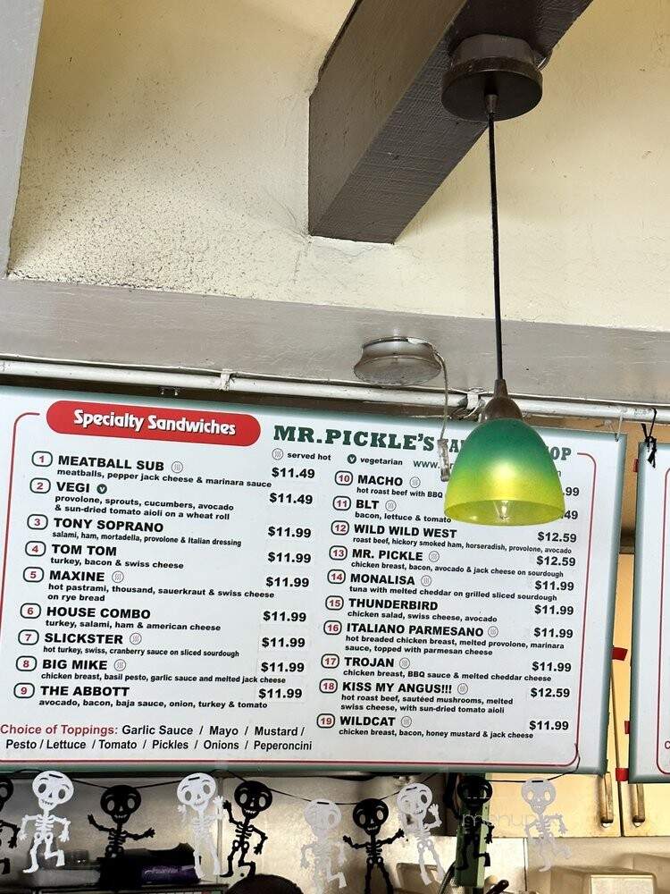 Mr. Pickles Sandwich Shop - Los Gatos, CA