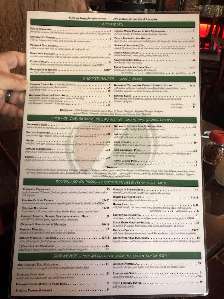 Sa Za - Montgomery, AL menu_pic