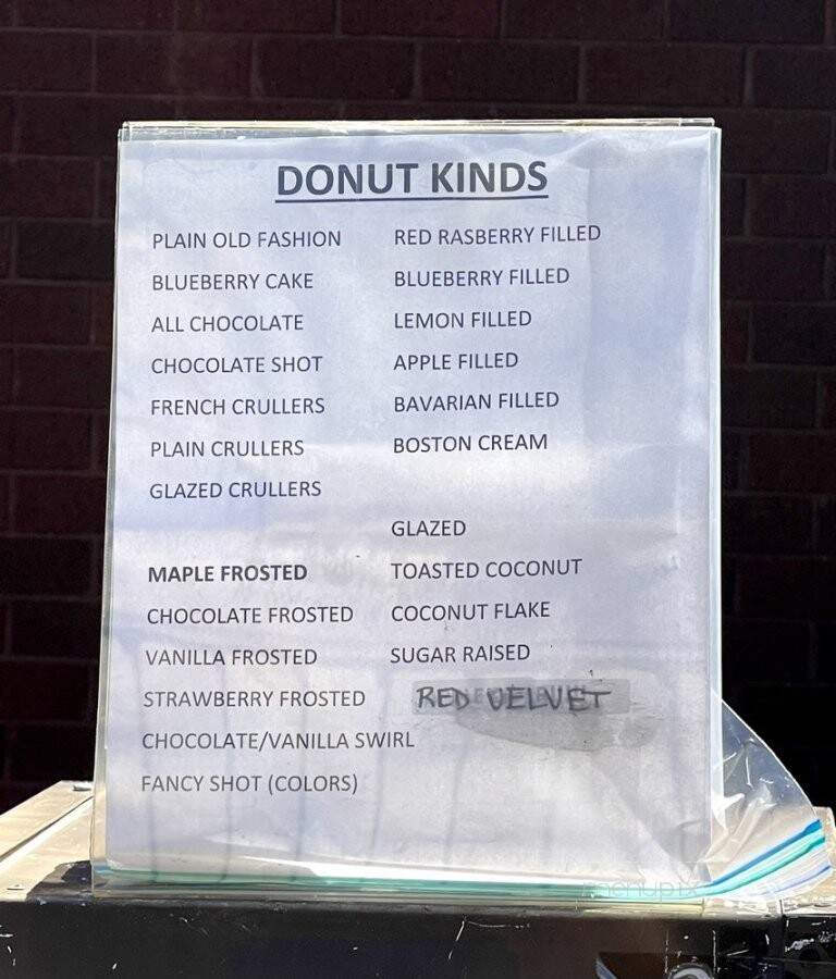 Donut Station - Torrington, CT menu_pic