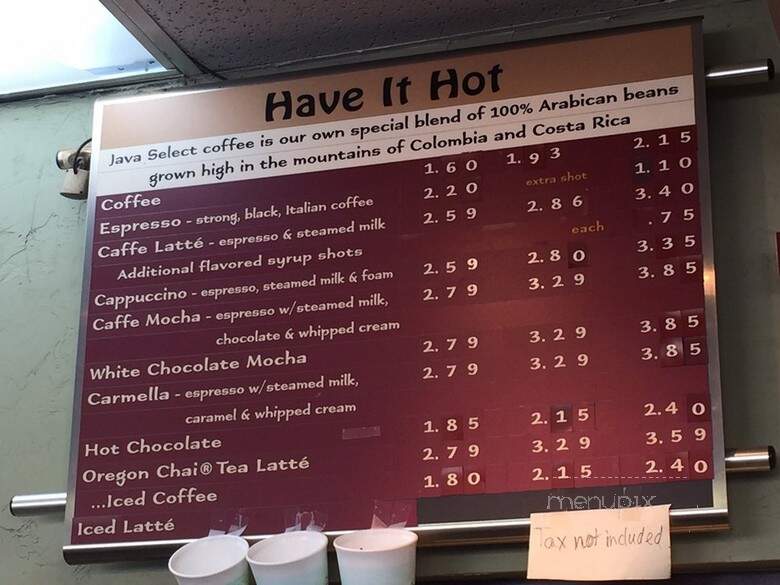 Java Junction Donut & Coffee - Daytona Beach, FL menu_pic
