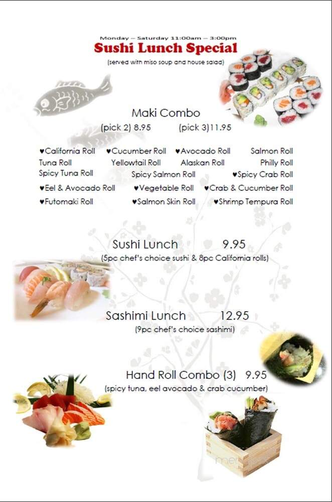Osaka Japanese Steakhouse - Houston, TX menu_pic
