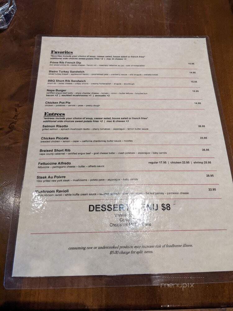 Napa Sonoma Grocery Company - Reno, NV menu_pic