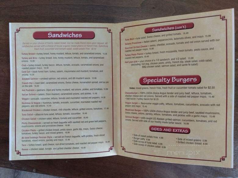The Baker Bakery & Cafe - Woodland Hills, CA menu_pic