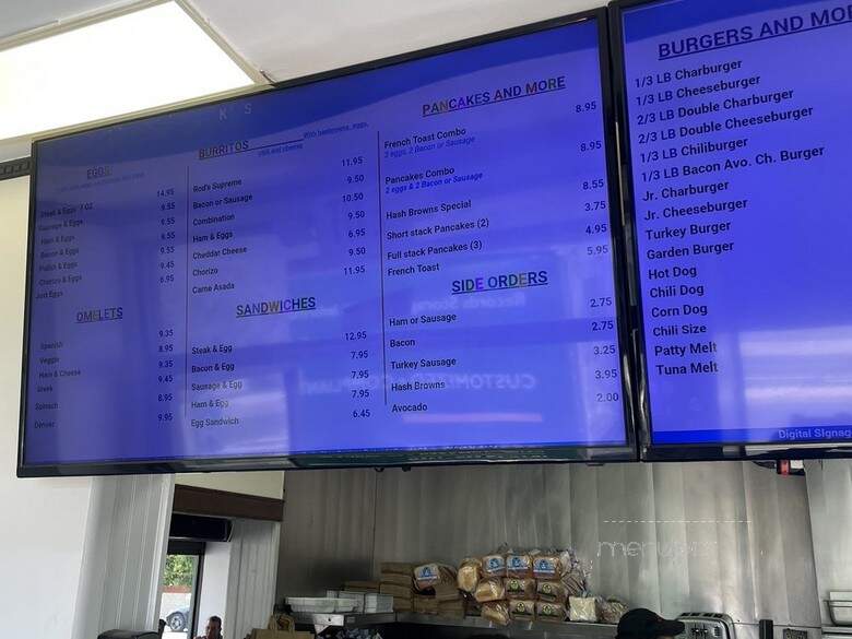 Rod's Charbroiler - Redondo Beach, CA menu_pic