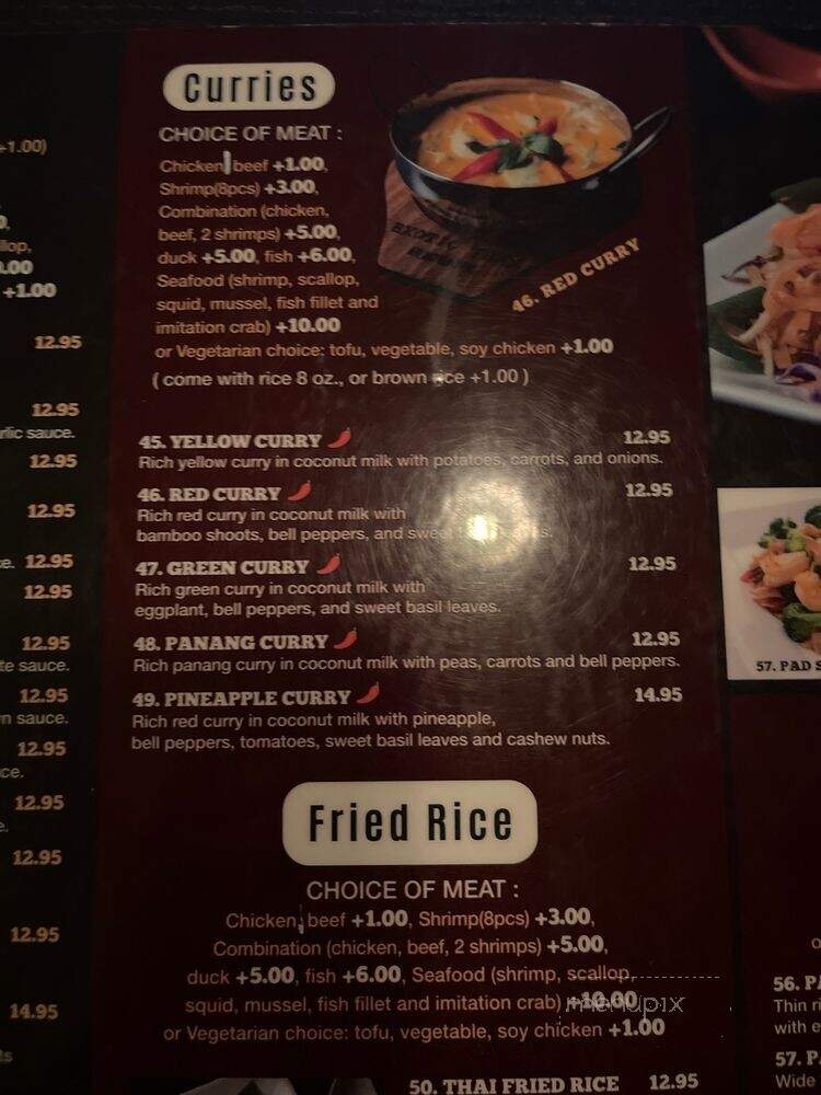 Exotic Thai - Burbank, CA menu_pic