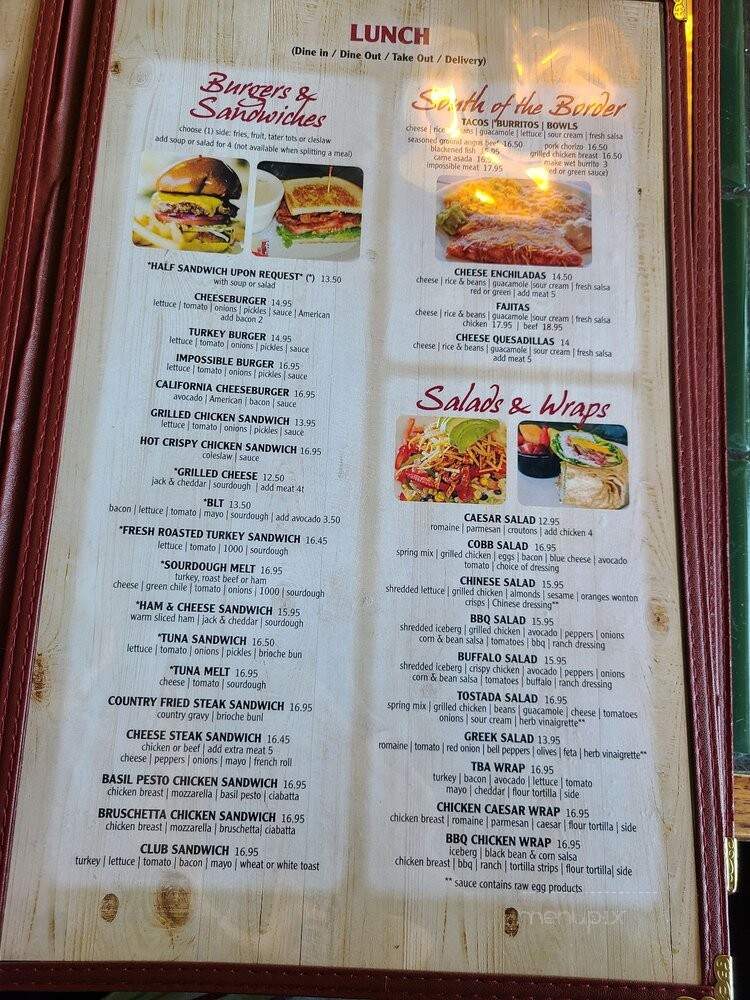 Hill Street Cafe Burbank - Burbank, CA menu_pic