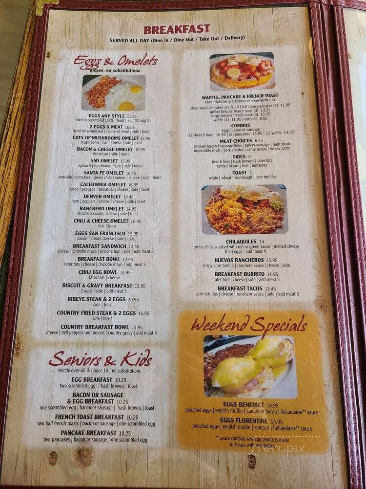 Hill Street Cafe Burbank - Burbank, CA menu_pic