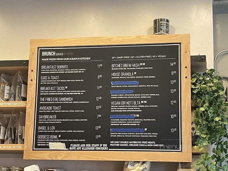 Ground Work - Los Angeles, CA menu_pic