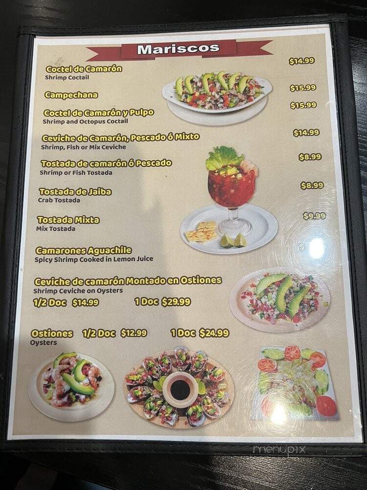 La Teclena - Los Angeles, CA menu_pic