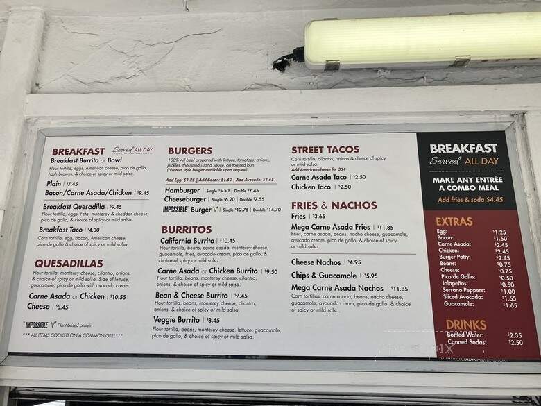 Great White Hut - Glendale, CA menu_pic