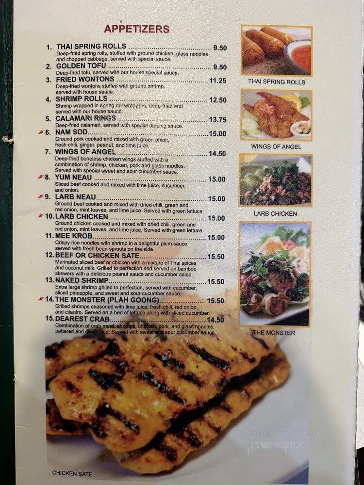 Thai Original Bar-B-Q - Glendale, CA menu_pic