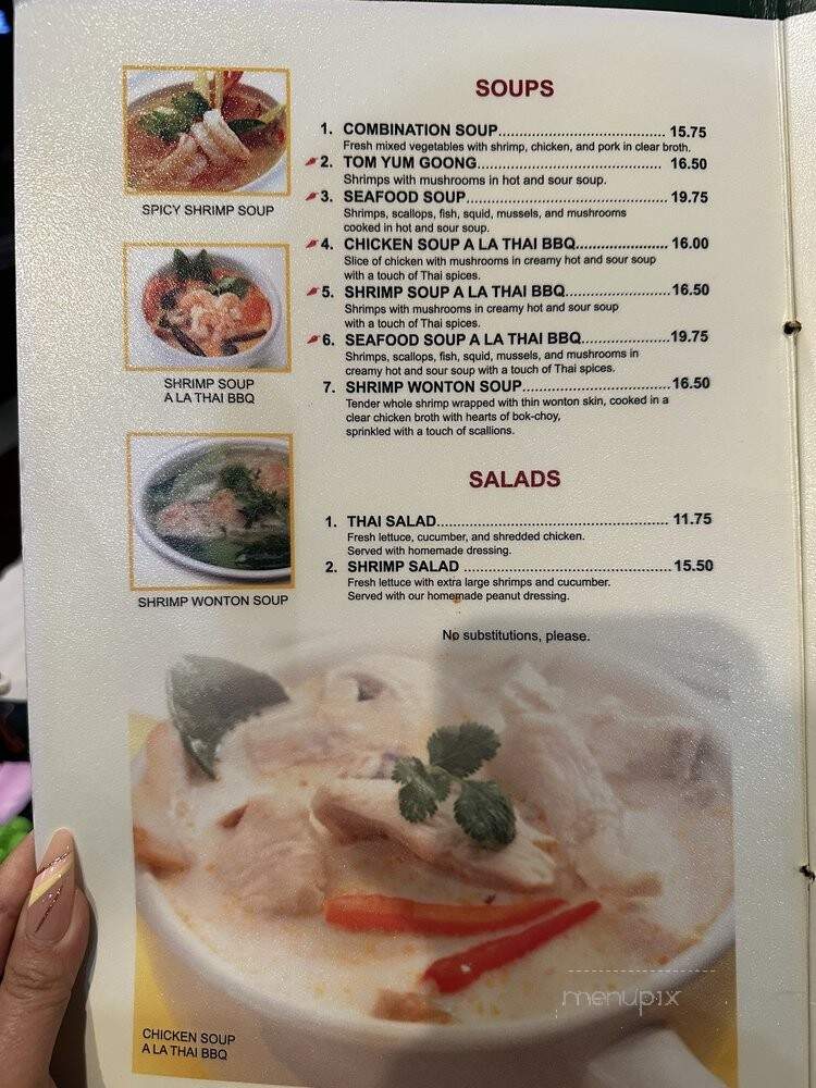 Thai Original Bar-B-Q - Glendale, CA menu_pic