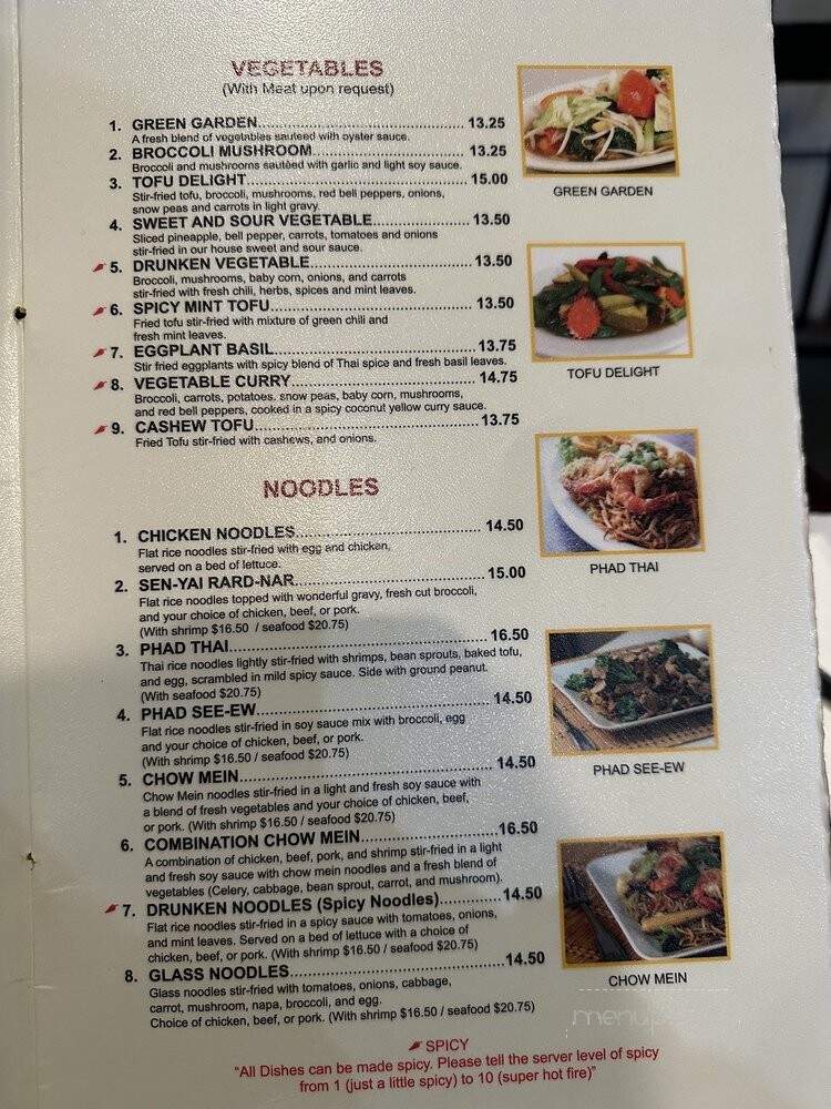 Thai Original Bar-B-Q - Glendale, CA menu_pic