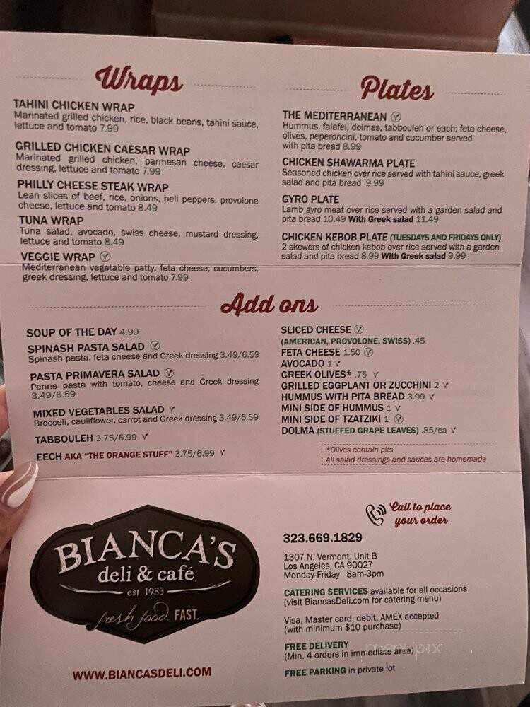 Bianca's Deli - Los Angeles, CA