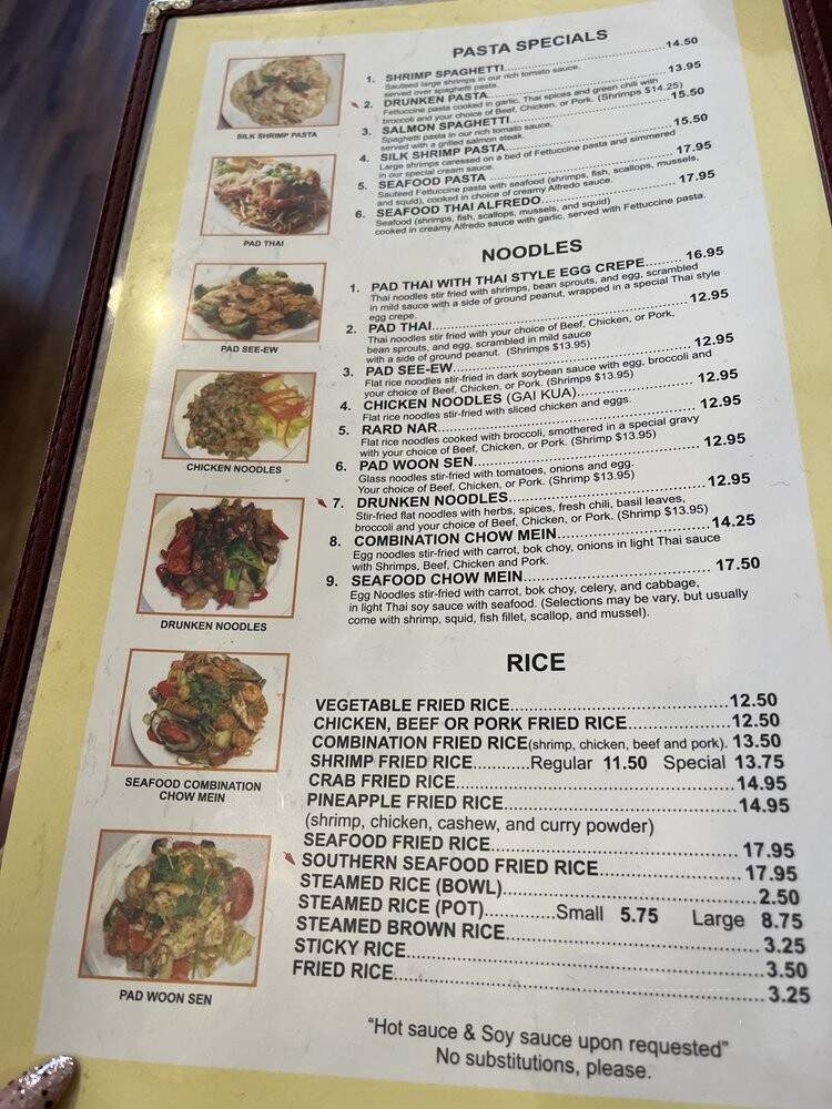 Thai Hollywood - Los Angeles, CA menu_pic