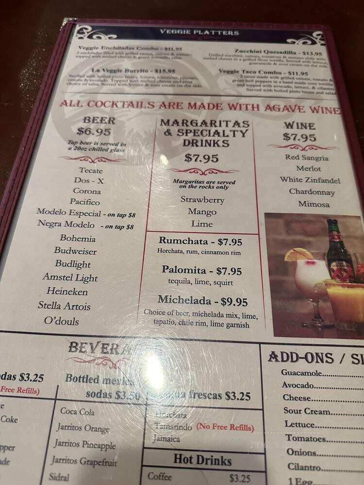 Don Chuy's - Los Angeles, CA menu_pic