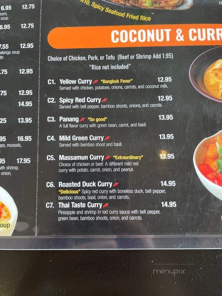 House Of Thaitaste - Los Angeles, CA menu_pic