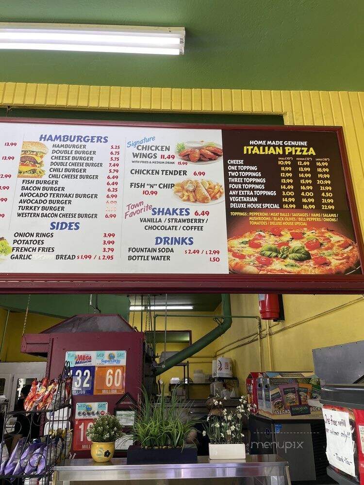 Submariners - Los Angeles, CA menu_pic
