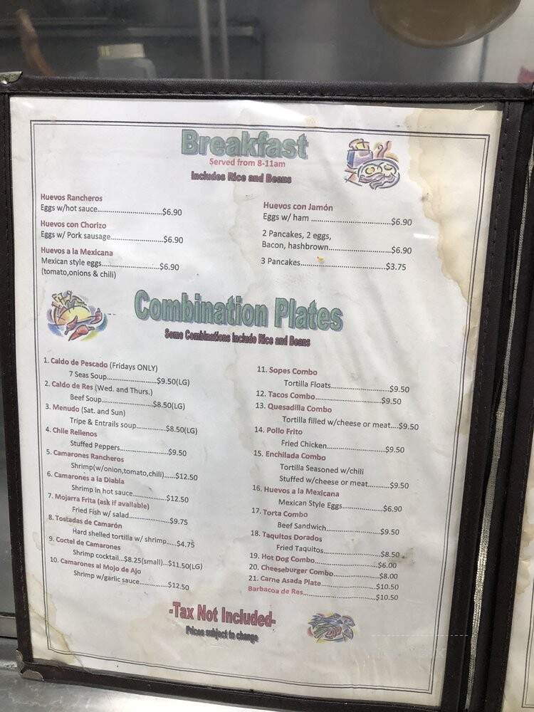 El Branco Taqueria - Los Angeles, CA menu_pic