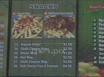 Harvey's Sandwich Shop - Los Angeles, CA menu_pic