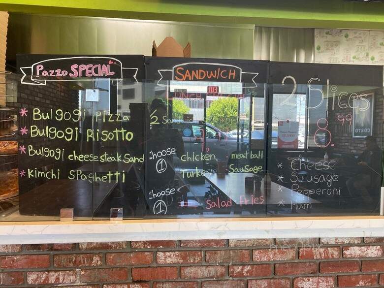 Pazzo's Pizzaria - Los Angeles, CA menu_pic