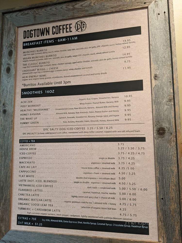 Fairmont Miramar Hotel - Santa Monica, CA menu_pic