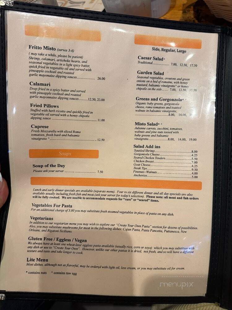 Fritto Misto - Santa Monica, CA menu_pic