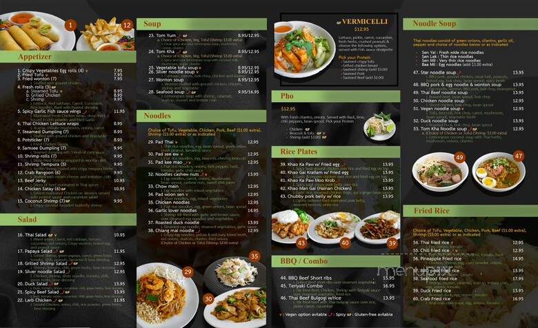 Star Of Siam - Santa Monica, CA menu_pic