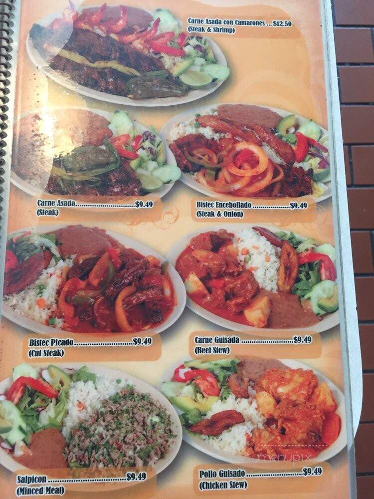 Golfo De Sonseca - Los Angeles, CA menu_pic
