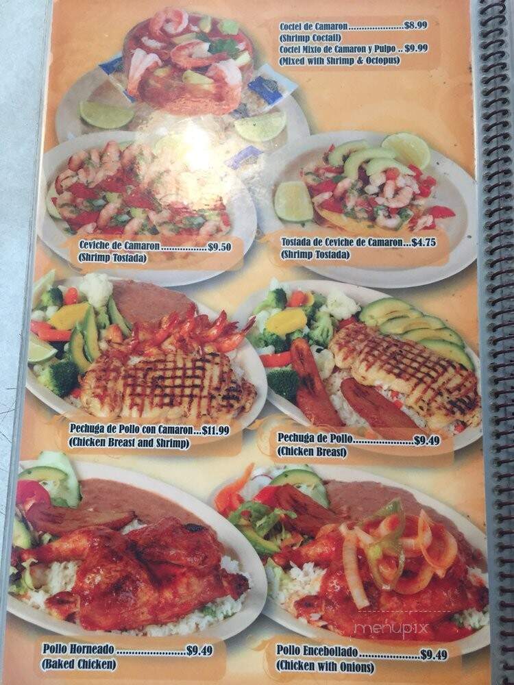 Golfo De Sonseca - Los Angeles, CA menu_pic