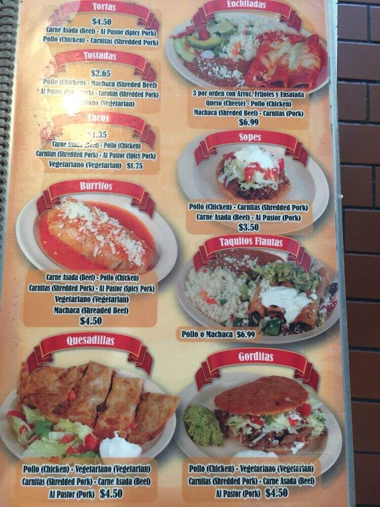 Golfo De Sonseca - Los Angeles, CA menu_pic