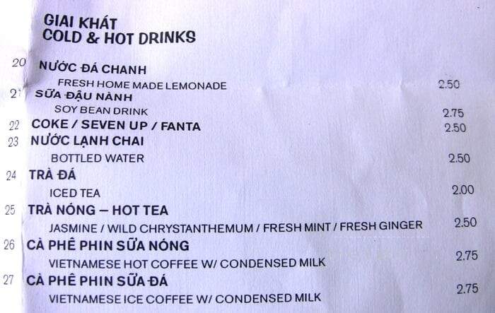 Pho Cafe - Los Angeles, CA menu_pic