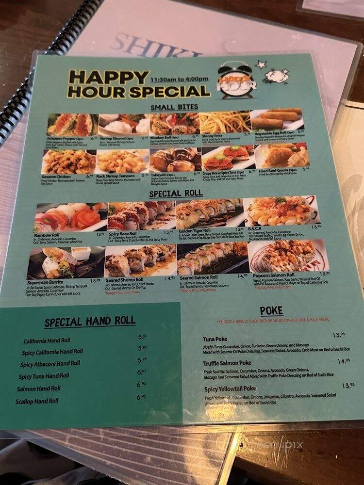 Shiki - Studio City, CA menu_pic