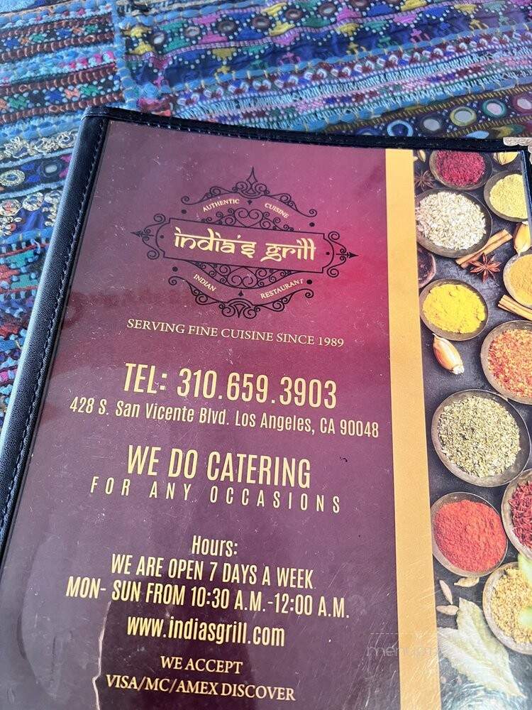 India's Grill - Los Angeles, CA