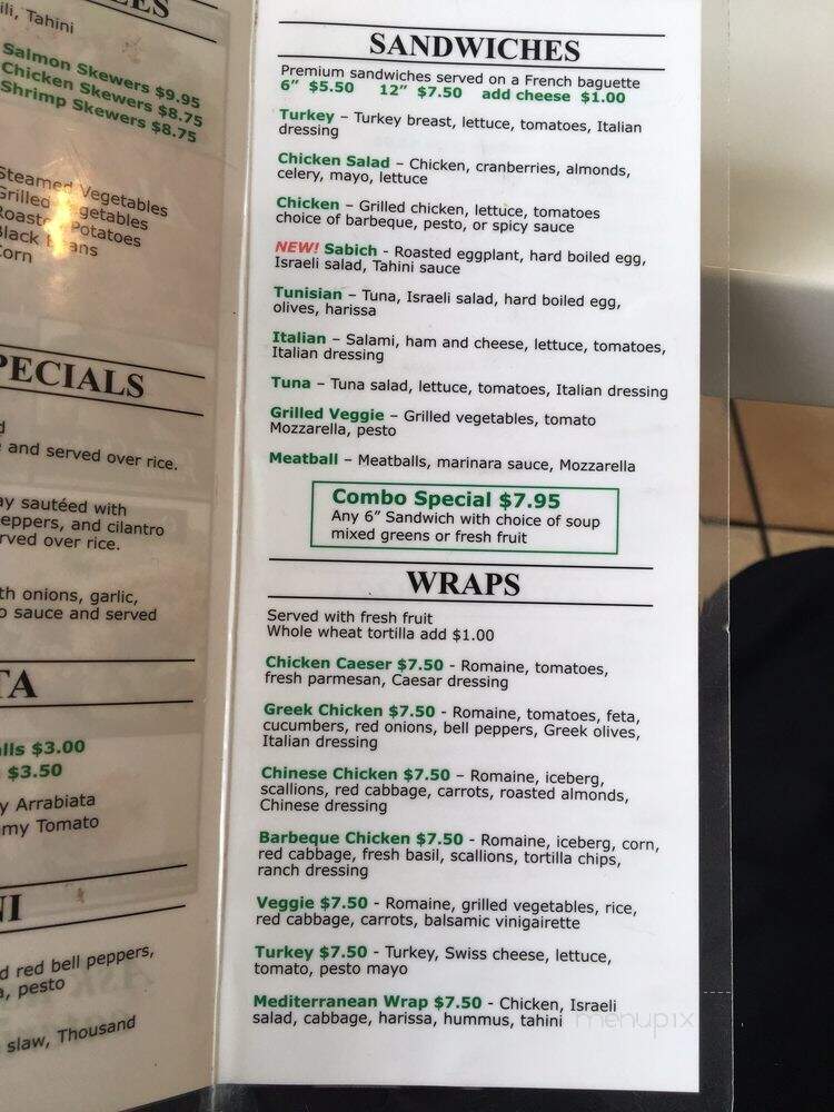 California Fresh - Los Angeles, CA menu_pic