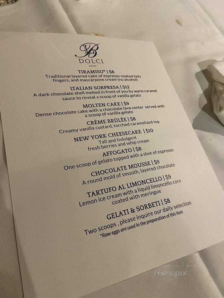 La Bruschetta - Los Angeles, CA menu_pic