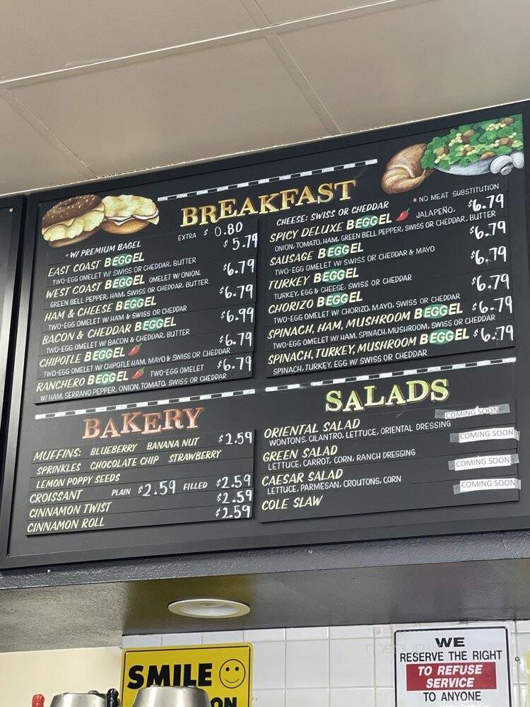 East Coast Bagel - Woodland Hills, CA menu_pic