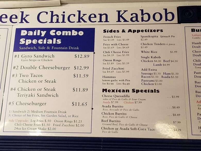 Athenian Grill - Reseda, CA menu_pic