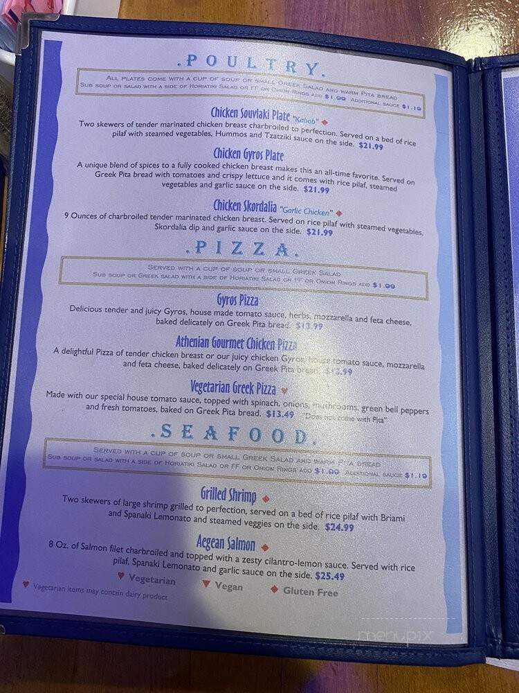 Cafe Graikos - Northridge, CA menu_pic
