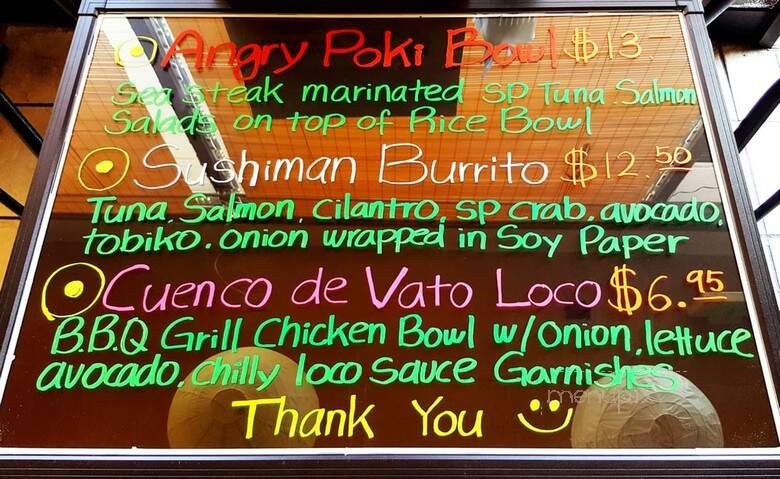 California Terriyaki - Chatsworth, CA menu_pic